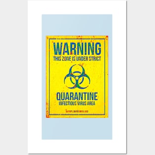 Bricked In Corona Quarantine Zone Posters and Art